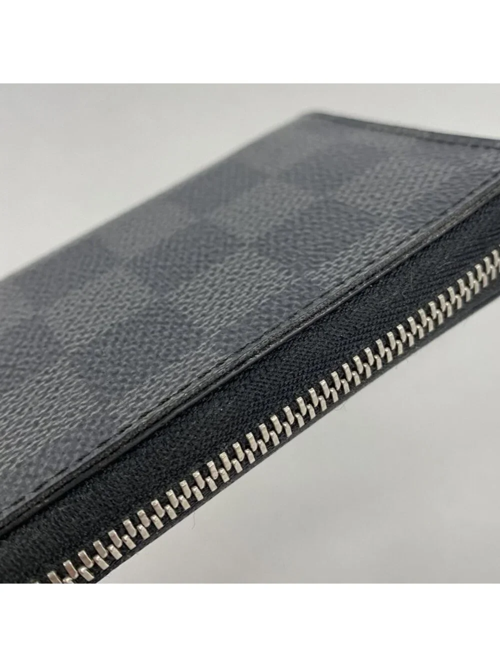 Louis Vuitton Damier Graphite Zippy Coin Purse Black